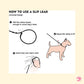 BeauGo Slip Dog Training Leash (5mm Wide)